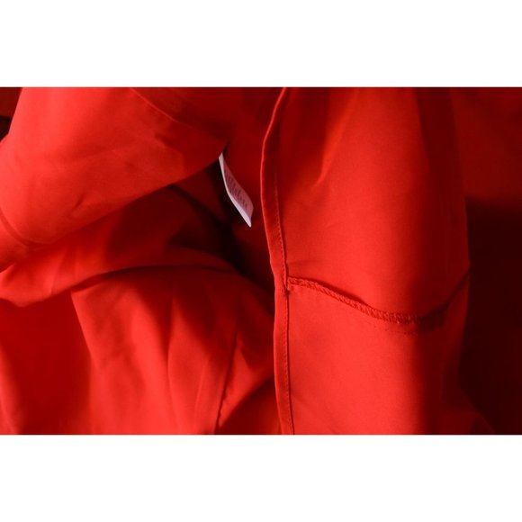 Women's Nanette Lepore Red Drop Waist Dress 2 - Picture 8 of 11